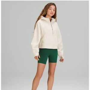 LULULEMON SCUBA HALF ZIP HOODIE ✨white opal✨